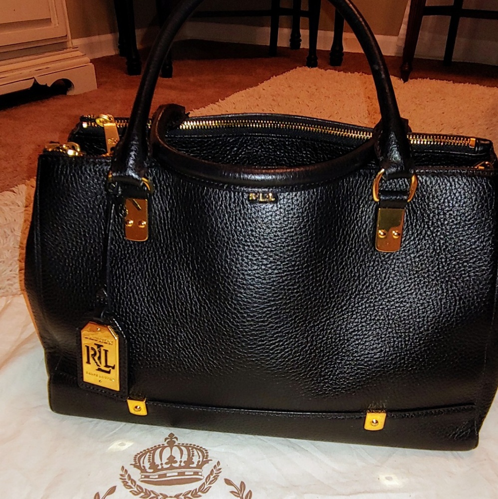 Ralph Lauren Black Satchel